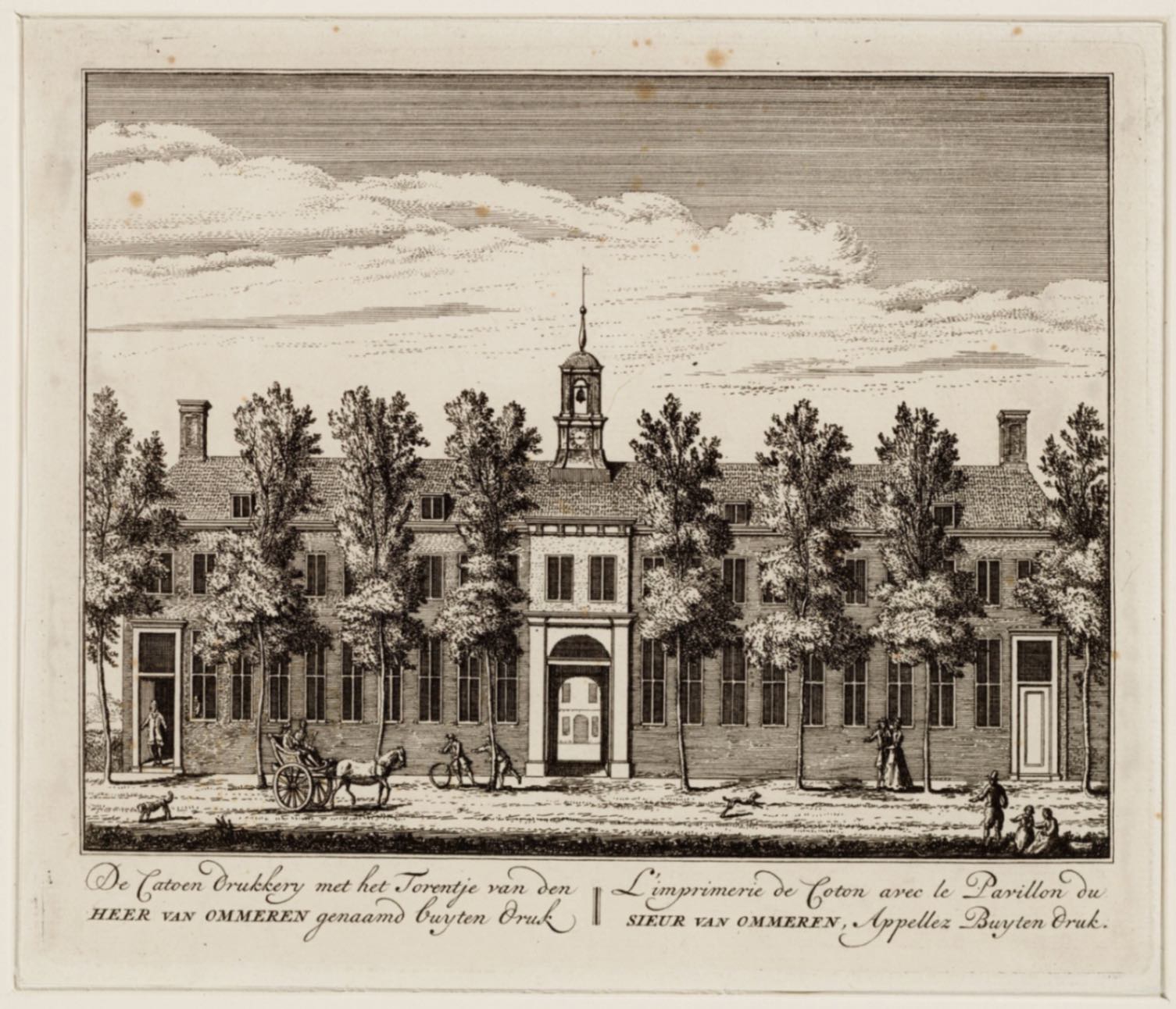 Cotton printery 'Buytendruk', Stadsarchief Amsterdam/Rademaker, Abraham (1675-1735)