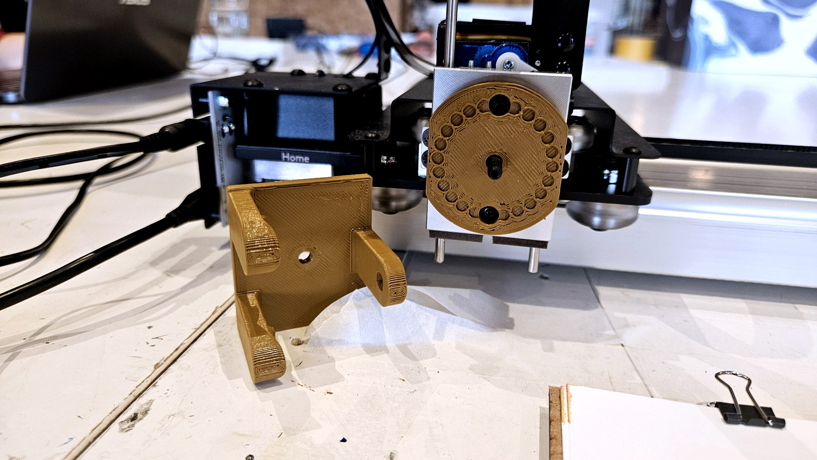 Results from testing day 1